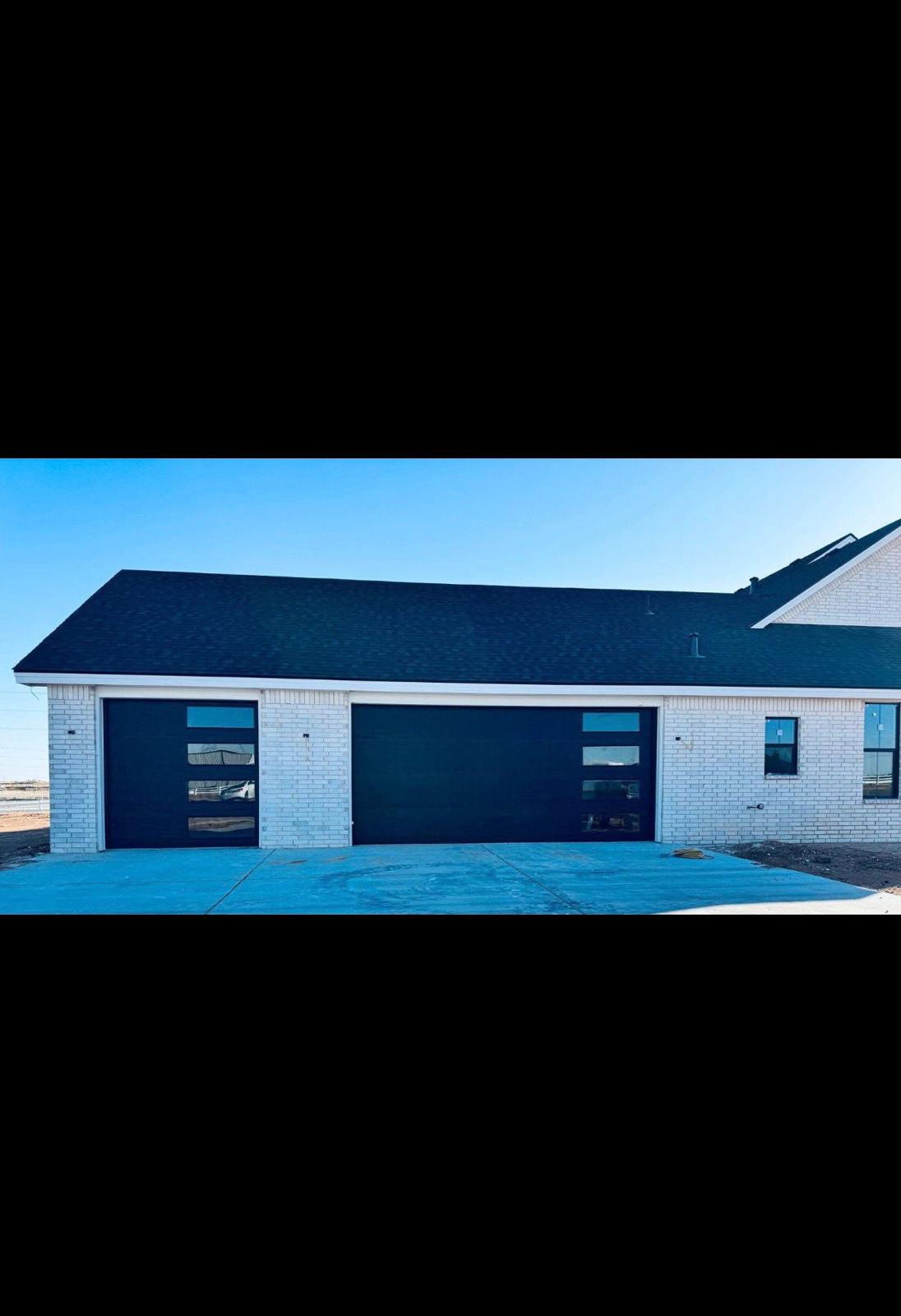 Modern Black Commercial Doors